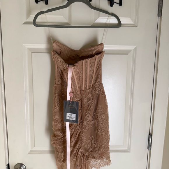 House of CB ‘Czarina’ Nude Mini Dress 👗😍 S ✨ - Picture 15 of 15